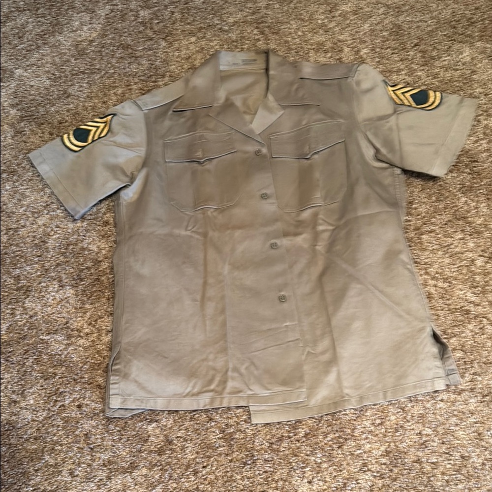 Vintage Army Uniform Shirt